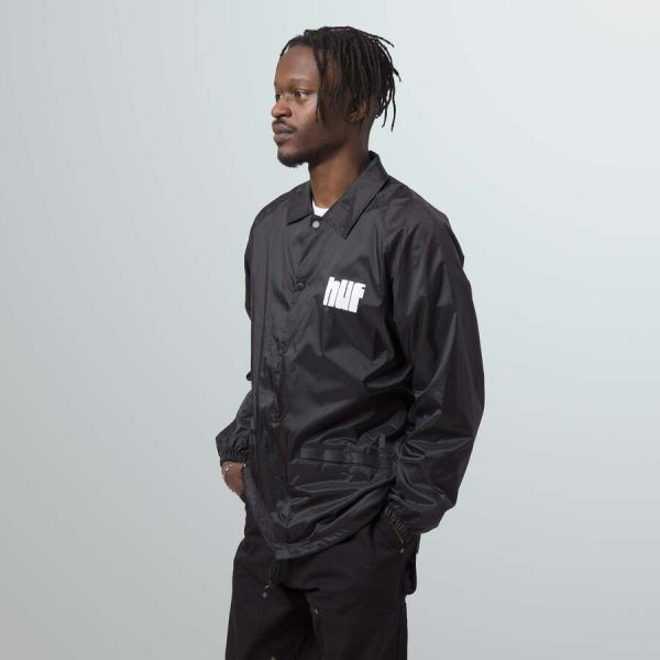 Куртка HUF HO21 Hydrate zip coaches jacket black