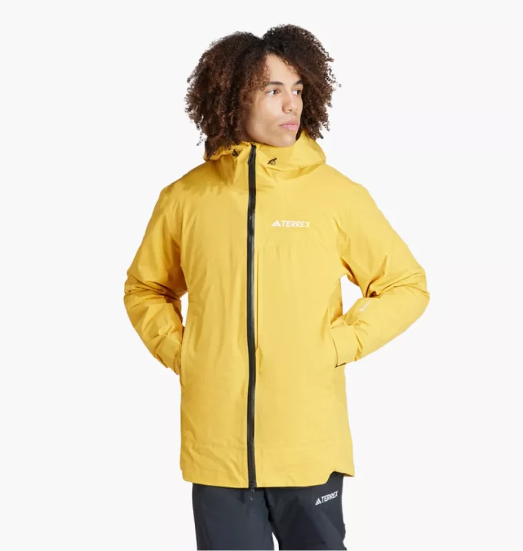 Куртка Adidas Terrex Techrock 3L GORE-TEX yellow IB1069 Куртка Adidas Terrex Techrock 3L GORE-TEX yellow IB1069