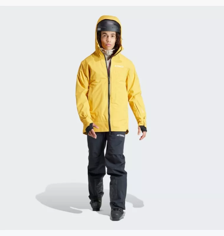 Куртка Adidas Terrex Techrock 3L GORE-TEX yellow IB1069 Куртка Adidas Terrex Techrock 3L GORE-TEX yellow IB1069