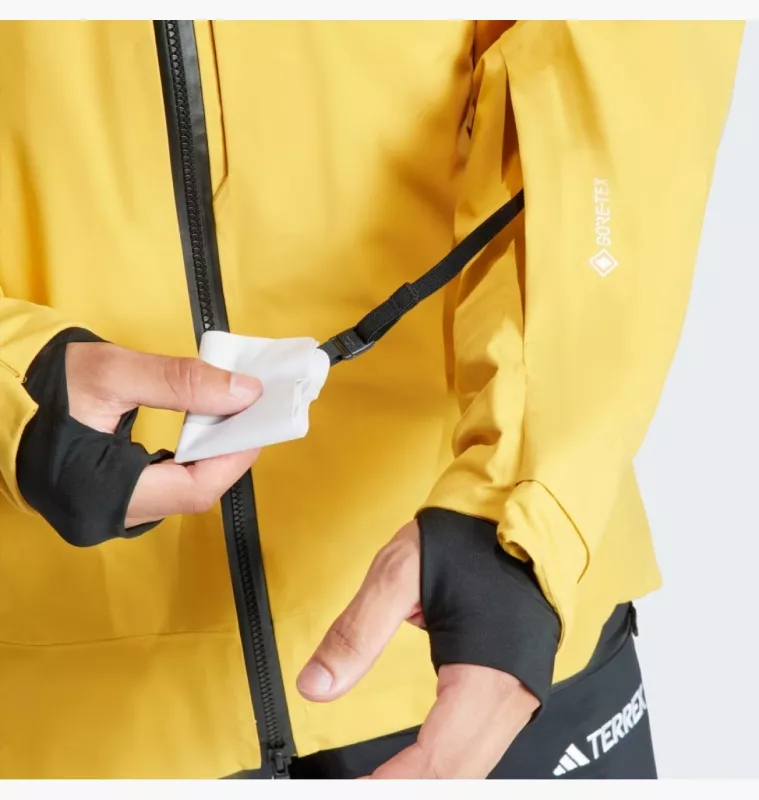 Куртка Adidas Terrex Techrock 3L GORE-TEX yellow IB1069 Куртка Adidas Terrex Techrock 3L GORE-TEX yellow IB1069
