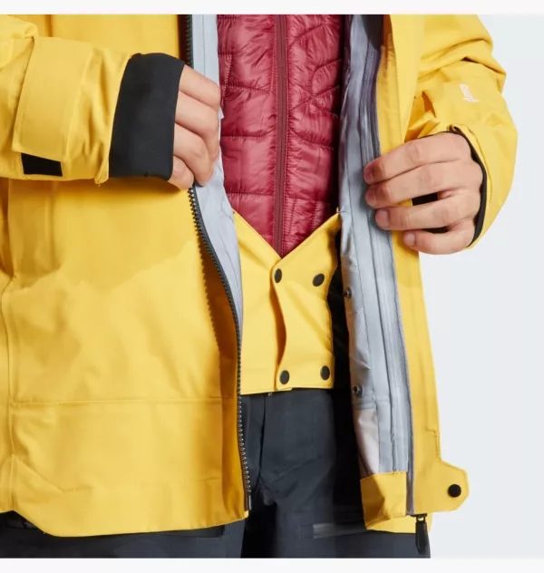 Куртка Adidas Terrex Techrock 3L GORE-TEX yellow IB1069 Куртка Adidas Terrex Techrock 3L GORE-TEX yellow IB1069