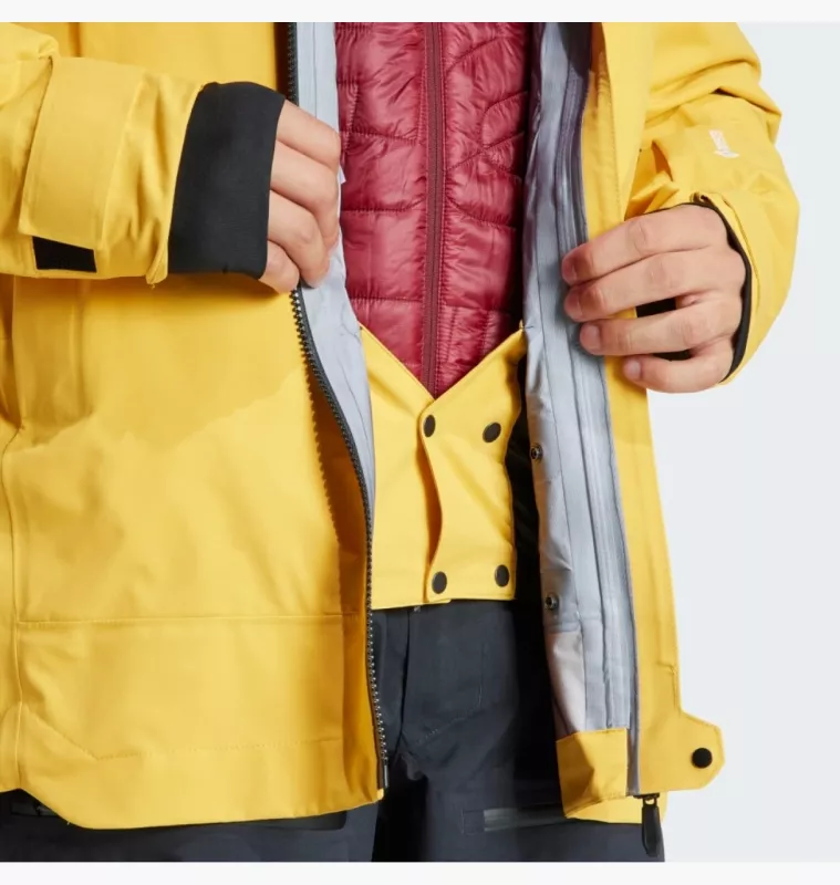 Куртка Adidas Terrex Techrock 3L GORE-TEX yellow IB1069 Куртка Adidas Terrex Techrock 3L GORE-TEX yellow IB1069