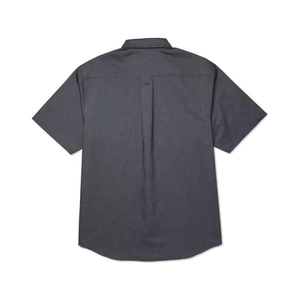 Рубашка HUF SP25 Icarus Oxford shirt washed black Рубашка HUF SP25 Icarus Oxford shirt washed black