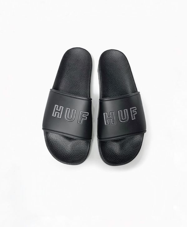 HUF SU22 OG logo slide black HUF SU22 OG logo slide black