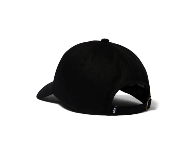 Кепка HUF SP24 Long Shot CV 6 panel black