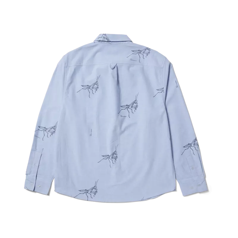 HUF HO24 Mantis Oxford shirt blue HUF HO24 Mantis Oxford shirt blue