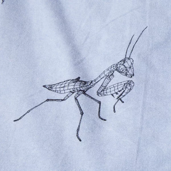 HUF HO24 Mantis Oxford shirt blue HUF HO24 Mantis Oxford shirt blue