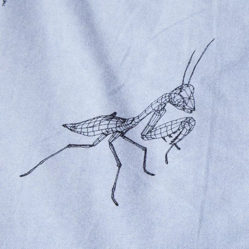 HUF HO24 Mantis Oxford shirt blue HUF HO24 Mantis Oxford shirt blue