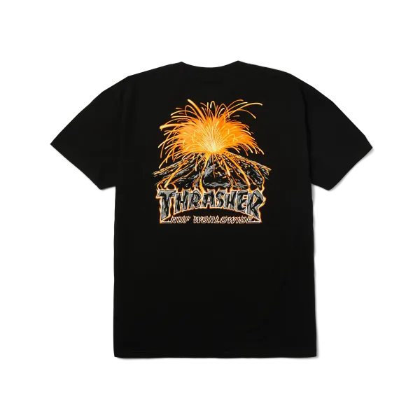 Футболка HUF X Thrasher Meltdown black