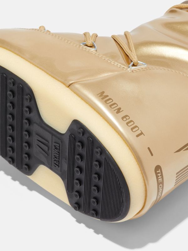 Детские мунбуты Tecnica Moon Boot Vinil Met gold junior