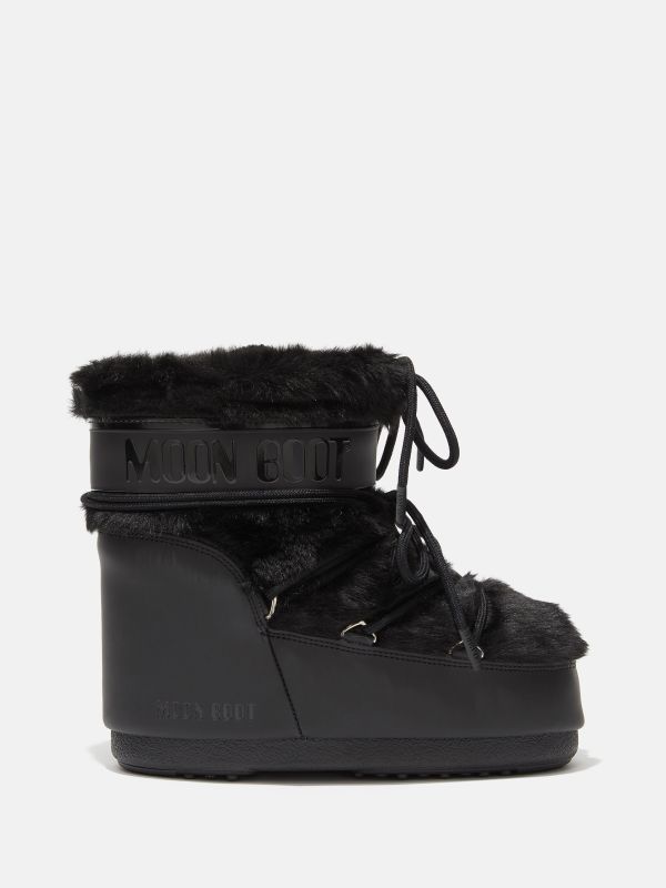 Tecnica Moon Boot Icon low faux fur black