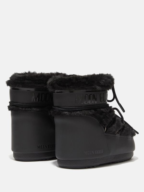 Tecnica Moon Boot Icon low faux fur black