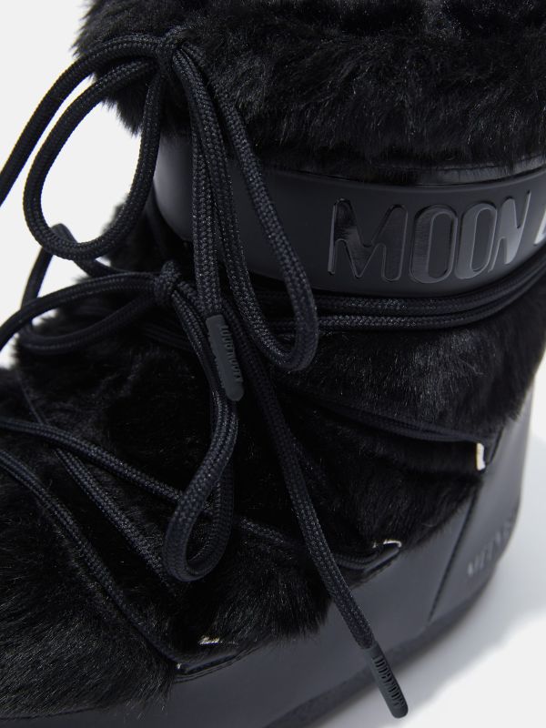Tecnica Moon Boot Icon low faux fur black