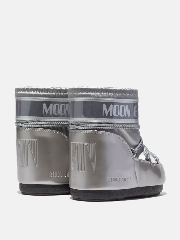 Низкие мунбуты Tecnica Moon Boot Icon low glance silver