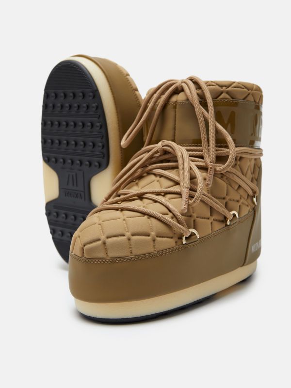 Tecnica Moon Boot Icon low quilt camel