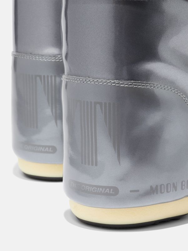 Детские мунбуты Tecnica Moon Boot Vinil Met silver junior