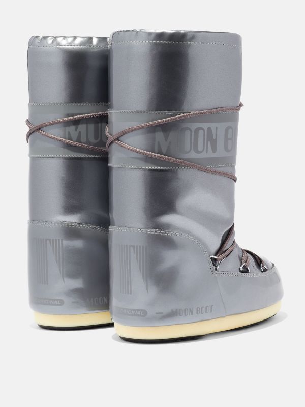 Детские мунбуты Tecnica Moon Boot Vinil Met silver junior