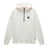 Napapijri Badge white hoodie heron Napapijri Badge white hoodie heron