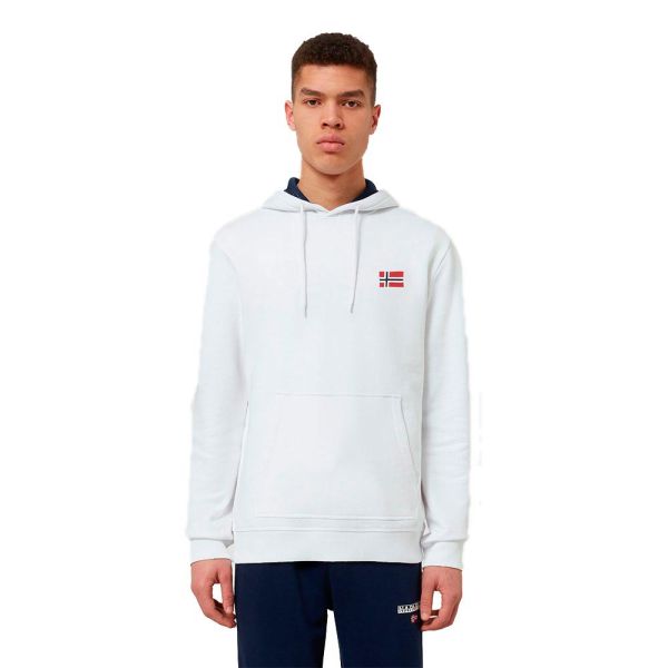 Худи Napapijri Bito H bright white Худи Napapijri Bito H bright white