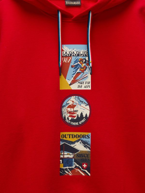 Худи Napapijri B-Portalet red