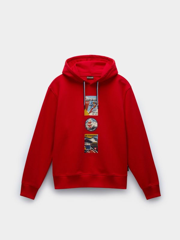 Худи Napapijri B-Portalet red