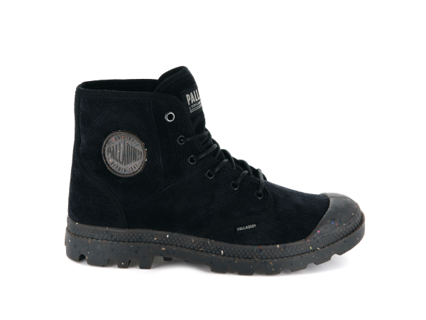 Ботинки Palladium Pampa hi cord black/black