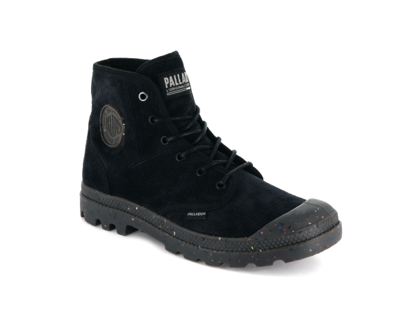 Ботинки Palladium Pampa hi cord black/black Ботинки Palladium Pampa hi cord black/black