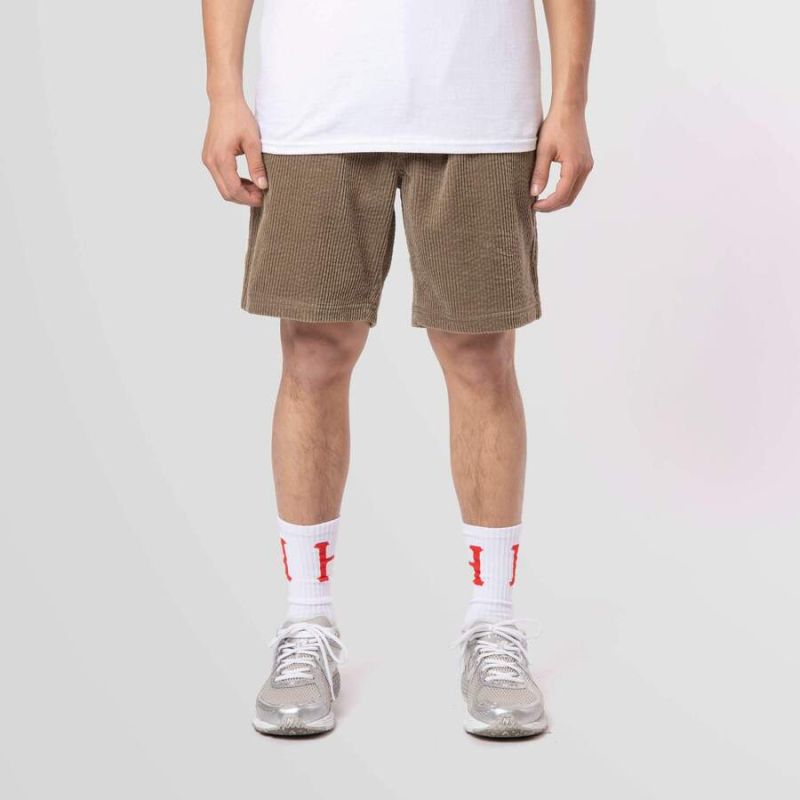 HUF SP21 Pennybridge corduroy short sage