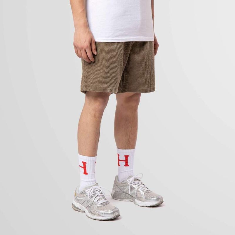 HUF SP21 Pennybridge corduroy short sage