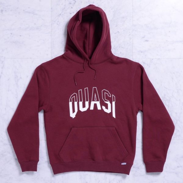 Hoodie Quasi HOQ18 Arc burgundy Hoodie Quasi HOQ18 Arc burgundy
