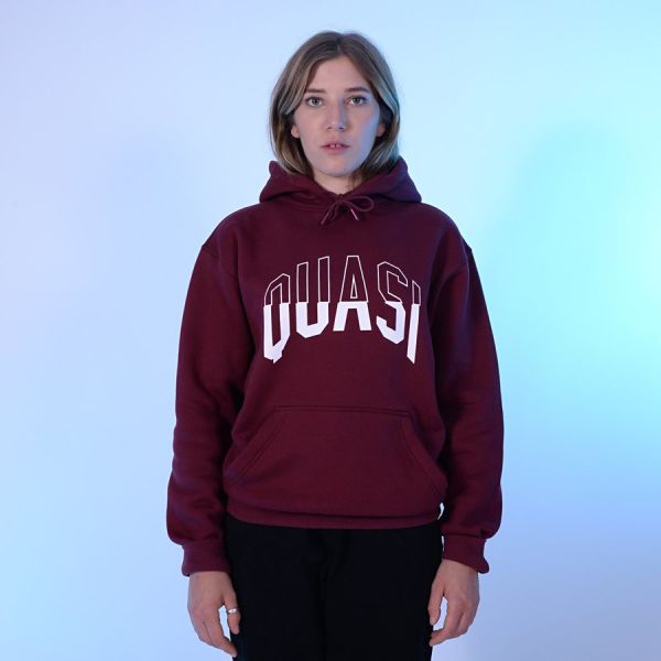 Реглан Quasi HOQ18 Arc hood sweatshirt burgundy