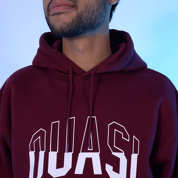 Реглан Quasi HOQ18 Arc hood sweatshirt burgundy