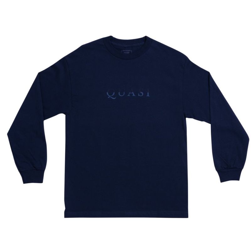 Longsleeve Quasi SPQ19 Wordmark navy