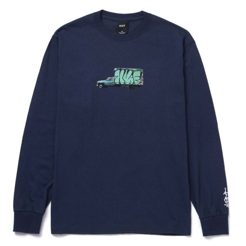 Longsleeve HUF HO21 Reimo box navy