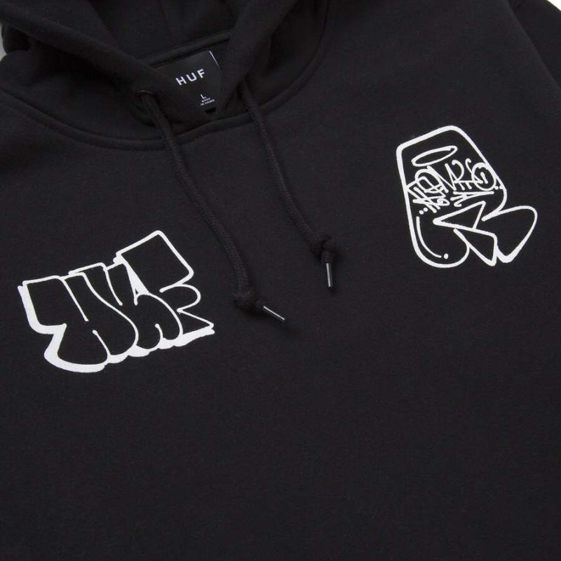 Hoodie HUF HO21 Remio pullover black