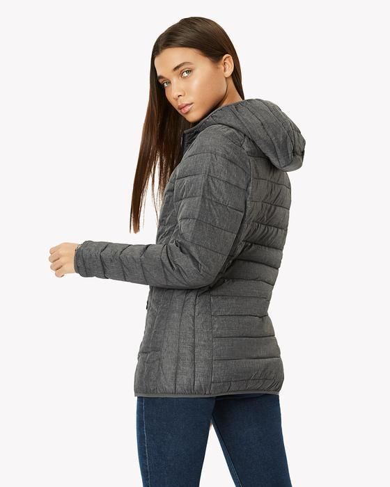 Woman's jacket Ellesse Lompard Padded grey grindle Woman's jacket Ellesse Lompard Padded grey grindle