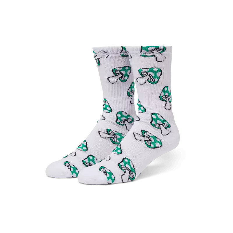 Носки HUF SP25 Shrooms crew sock green