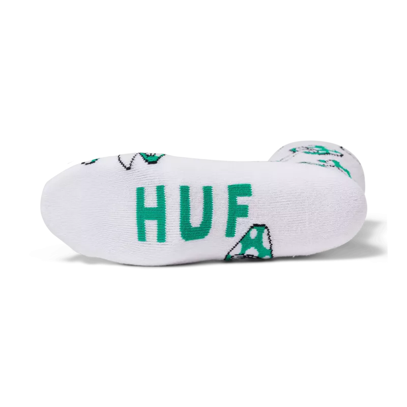 Носки HUF SP25 Shrooms crew sock green