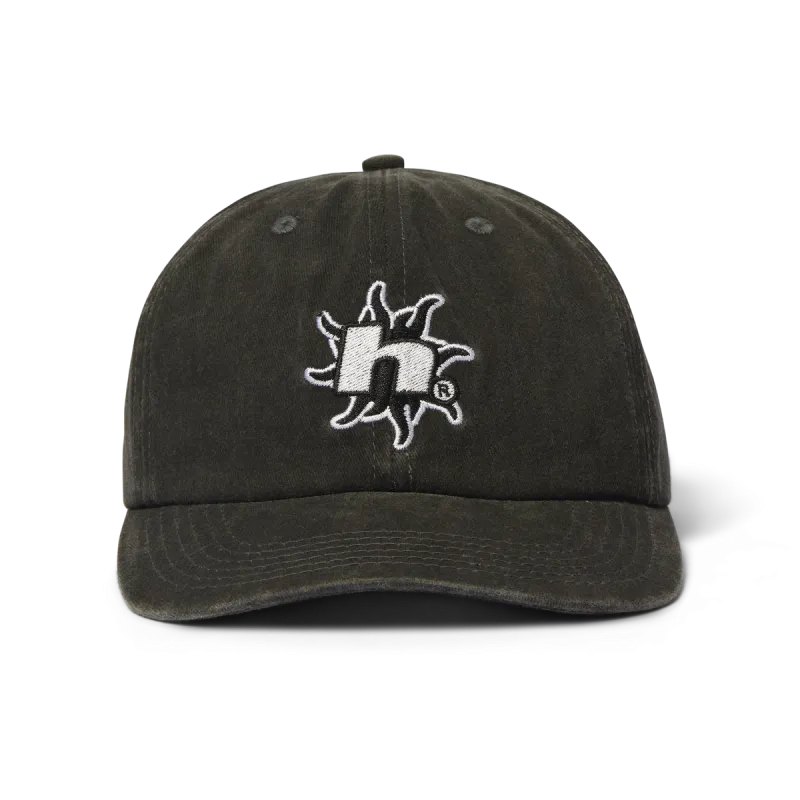 Кепка HUF SU26 Sol Denim 6 panel CV washed black