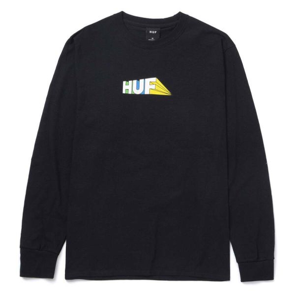 Longsleeve HUF HO21 Spectrum black Longsleeve HUF HO21 Spectrum black