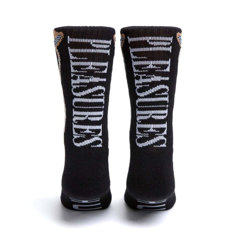 Носки HUF x Pleasures Spore sock black