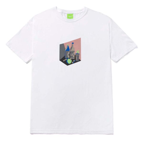HUF HO22 Still life number 420 tee white HUF HO22 Still life number 420 tee white