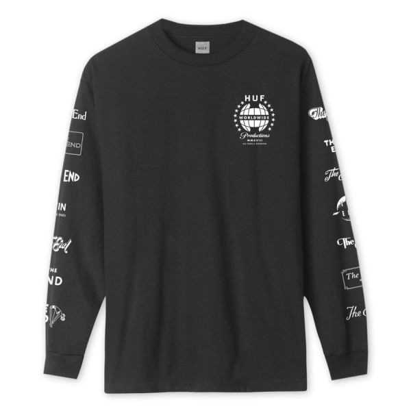 Longsleeve HUF FA19 the end tee black Longsleeve HUF FA19 the end tee black