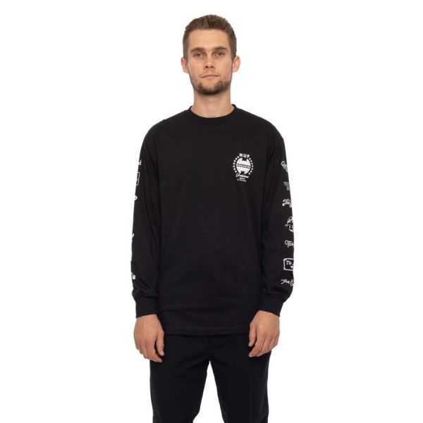 Longsleeve HUF FA19 the end tee black