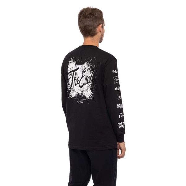 Longsleeve HUF FA19 the end tee black