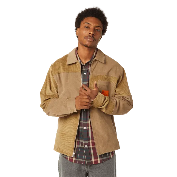 Куртка HUF HO25 Union Corduroy Shacket clay