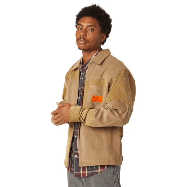 Куртка HUF HO25 Union Corduroy Shacket clay