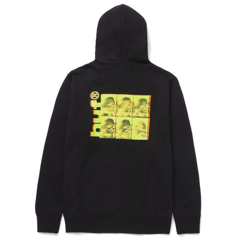 Hoodie HUF HO21 Unsung pullover black