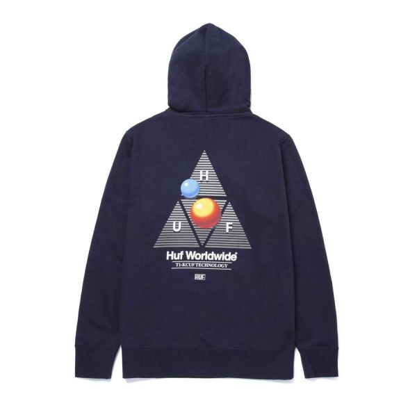 Hoodie HUF FA21 Video Format TT navy blazer