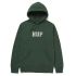 Hoodie HUF HO21 VVS pullover dark green